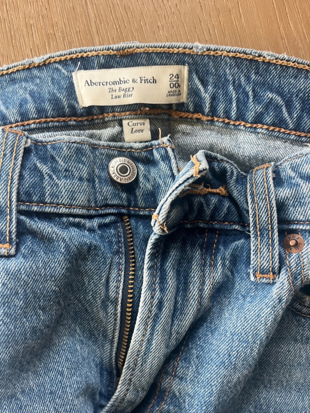 Abercrombie & Fitch Women's Light Blue Bootcut Jeans
